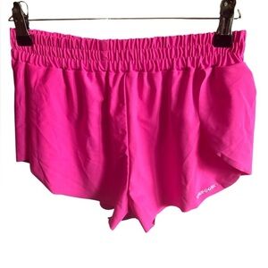 Limited Too Girls 10/12 Hot Pink Athletic Shorts Y2K Beach Swim Wear Coverup